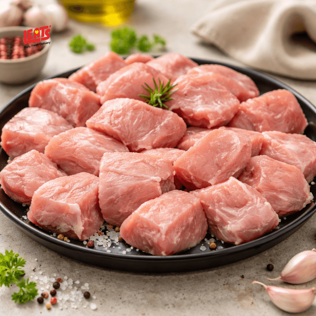 A Fresh Mutton Boneless Meat, Premium Quality