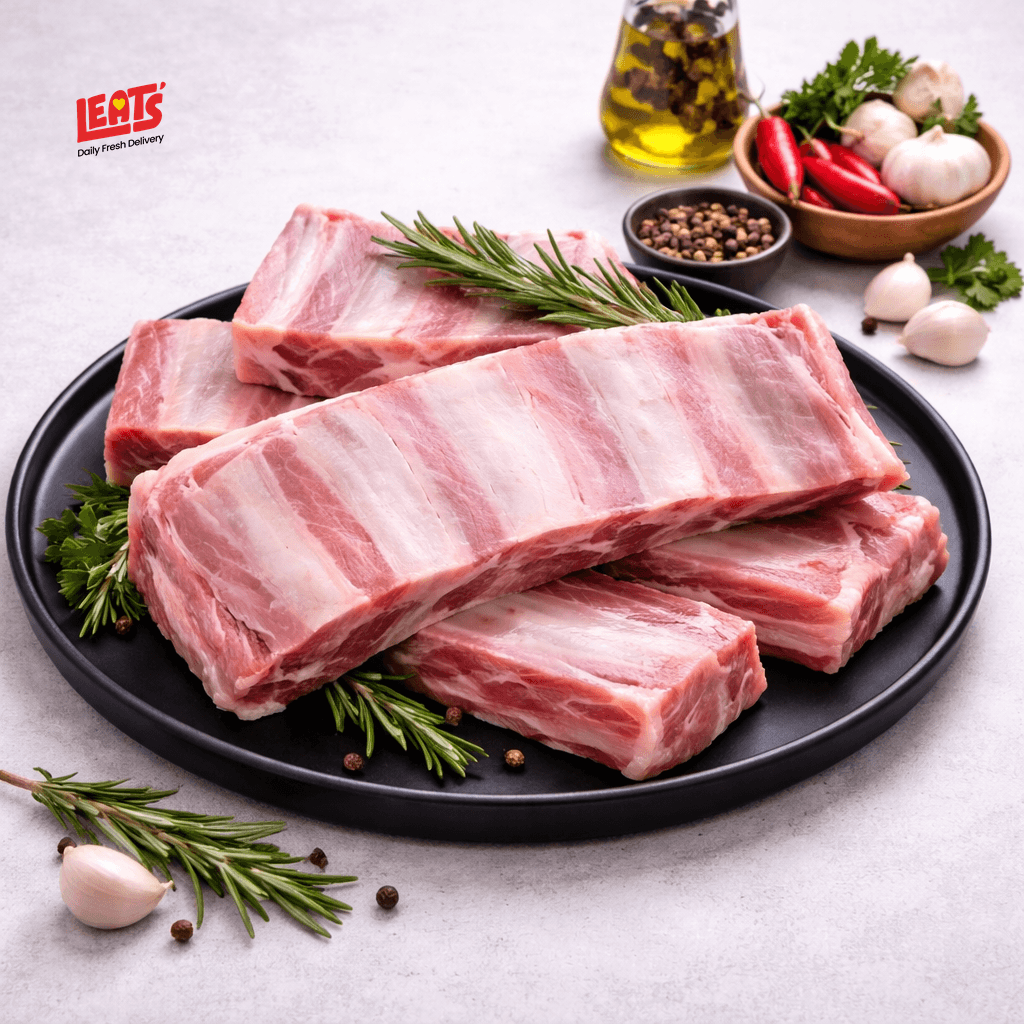 A Fresh Mutton Rib Meat For Premium Quality